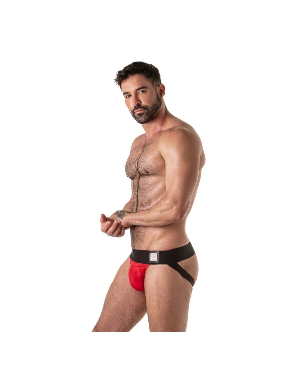 LOCKER GEAR - SOSTANTIVO CON FASCIA IN VITA LARGA ROSSO S