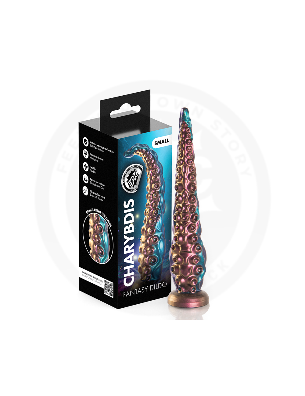 EPIC - DILDO A TENTACOLO DI CHARYBDIS DI PICCOLA DIMENSIONE