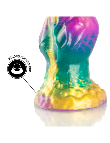 EPIC - DILDO IRIS CON TESTICOLI ARCOBALENO DEL PIACERE