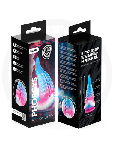 EPIC - PHORCYS DILDO CON TENTACOLI BLU, TAGLIA PICCOLA