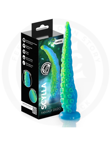 EPIC - SCYLLA DILDO CON TENTACOLI SOTTILI FLUORESCENTI
