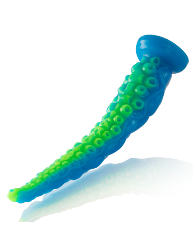 EPIC - SCYLLA DILDO CON TENTACOLI SOTTILI FLUORESCENTI, TAGLIA GRANDE