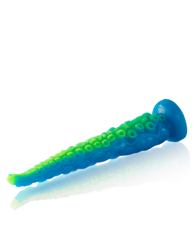 EPIC - SCYLLA DILDO CON TENTACOLI SOTTILI FLUORESCENTI, TAGLIA GRANDE