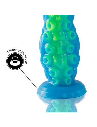EPIC - SCYLLA DILDO CON TENTACOLI SOTTILI FLUORESCENTI, TAGLIA GRANDE