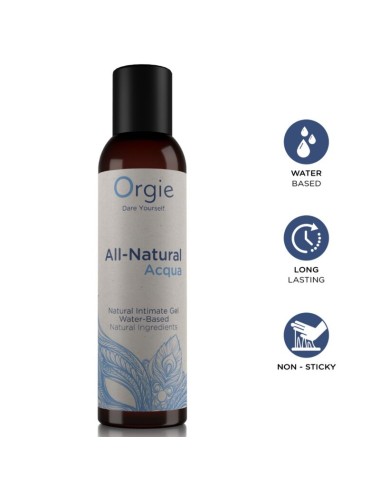 ORGIE - GEL INTIMO NATURALE A BASE DE ACQUA 150 ML