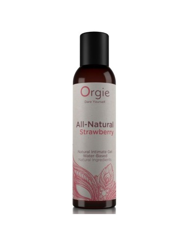 ORGIE - GEL INTIMO A BASE ACQUA COMPLETAMENTE NATURALE ALLA FRAGOLA 150 ML