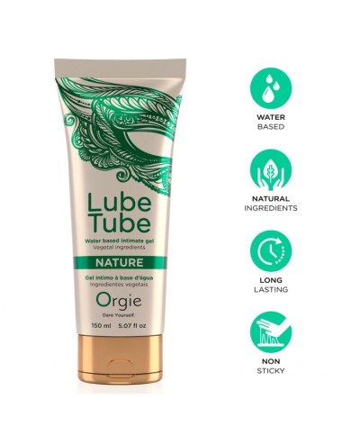 ORGIE - TUBO LUBRIFICANTE NATURE GEL INTIMO A BASE DE ACQUA 150 ML
