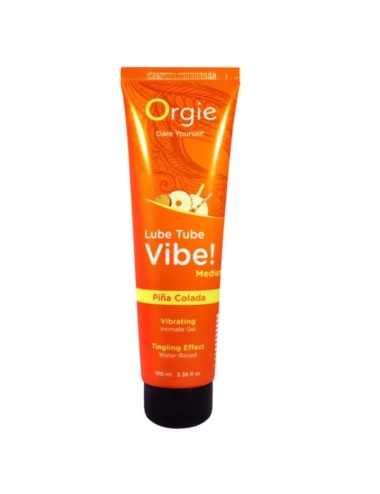 ORGIE - LUBE TUBE VIBE! PIÑA COLADA KISSABLE GEL INTIMO FORMULO MEDIO 100 ML