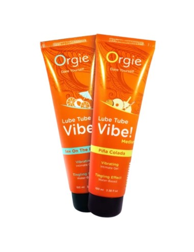 ORGIE - LUBE TUBE VIBE! PIÑA COLADA KISSABLE GEL INTIMO FORMULO MEDIO 100 ML