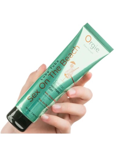 ORGIE - TUBO LUBRIFICANTE COCKTAIL SESSO IN SPIAGGIA GEL INTIMO BACIABILE A BASE DE ACQUA 100 ML