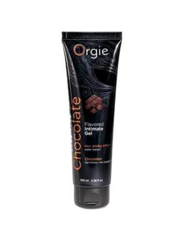 ORGIE - TUBO LUBRIFICANTE AL CIOCCOLATO BACIABILE GEL INTIMO A BASE DE ACQUA 100 ML