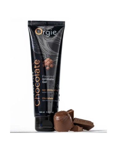 ORGIE - TUBO LUBRIFICANTE AL CIOCCOLATO BACIABILE GEL INTIMO A BASE DE ACQUA 100 ML