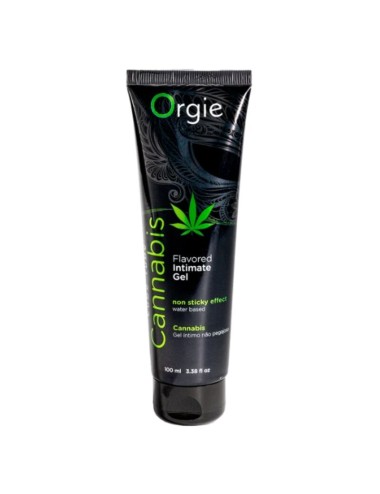 ORGIE - TUBO LUBRIFICANTE ALLA CANNABIS GEL INTIMO A BASE DE ACQUA BACIABILE 100 ML