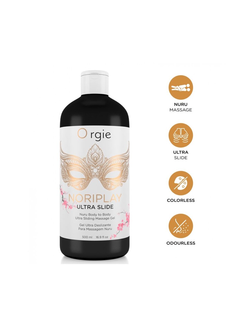 ORGIE - NORIPLAY ULTRA SLIDE GEL MASSAGGIO NURU CORPO A CORPO 500 ML