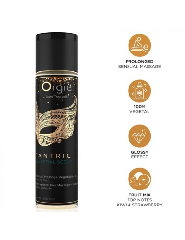 ORGIE - OLIO VEGETALE PER MASSAGGI SENSUALI TANTRICI E CELESTIALI 200 ML