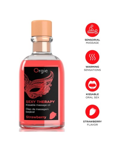 ORGIE - MASSAGGIO LABBRA SET MASSAGGIO KISSABLE ALLA FRAGOLA 100 ML