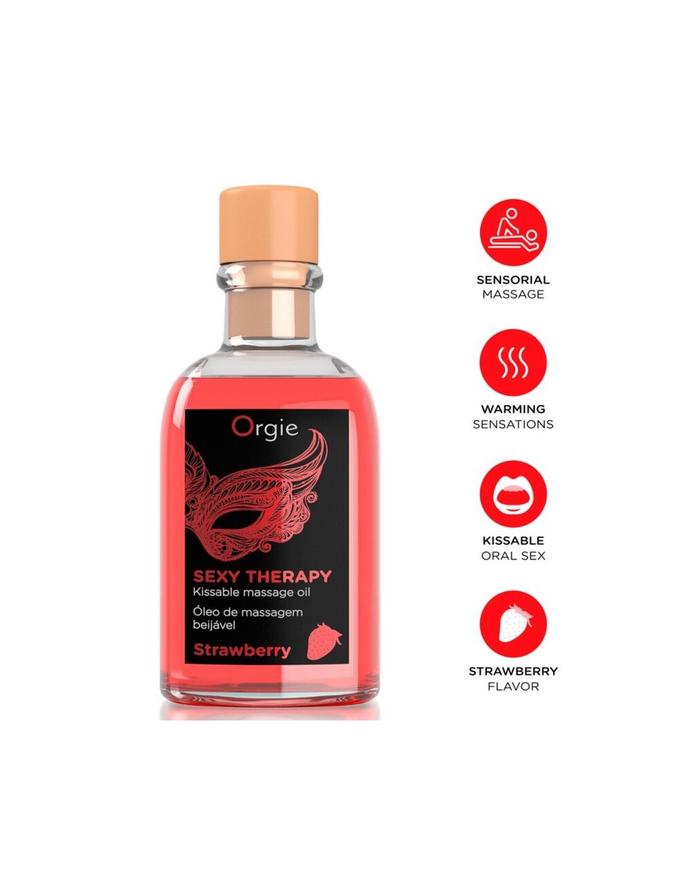 ORGIE - MASSAGGIO LABBRA SET MASSAGGIO KISSABLE ALLA FRAGOLA 100 ML