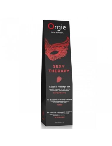 ORGIE - MASSAGGIO LABBRA SET MASSAGGIO KISSABLE ALLA FRAGOLA 100 ML