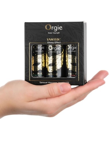 ORGIE - COLLEZIONE TANTRICA MINI FORMATO OLI DA MASSAGGIO SENSUALI 3 X 30 ML