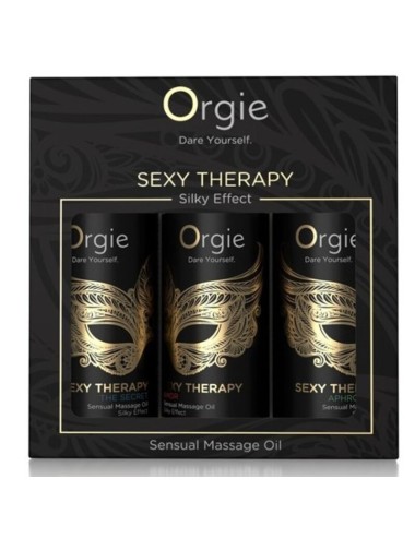 ORGIE - COLLEZIONE MINI FORMATO SEXY THERAPY OLI DA MASSAGGIO SENSUALI 3 X 30 ML