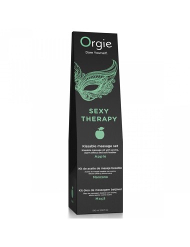 ORGIE - MASSAGGIO LABBRA MELA BACIABILE SET MASSAGGIO 100 ML