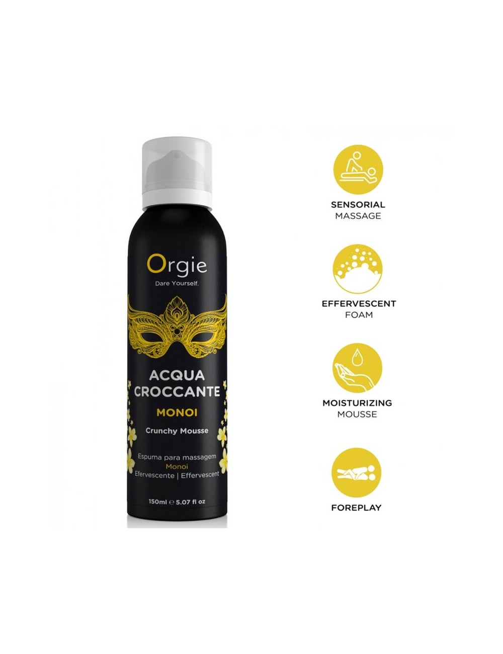 ORGIE - ACQUA CROCCANTE MONOI MOUSSE DA MASSAGGIO CROCCANTE 150 ML