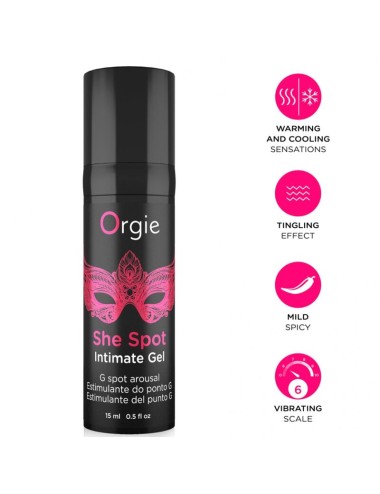 ORGIE - SHE SPOT G-SPOT GEL INTIMO ECCITANTE 15 ML