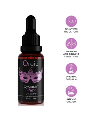 ORGIE - GOCCE PER L'ORGASMO E LA RISCALDAMENTO CLITORIDEO 30 ML