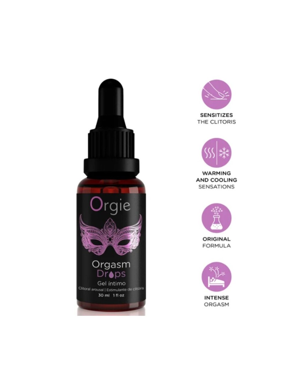 ORGIE - GOCCE PER L'ORGASMO E LA RISCALDAMENTO CLITORIDEO 30 ML