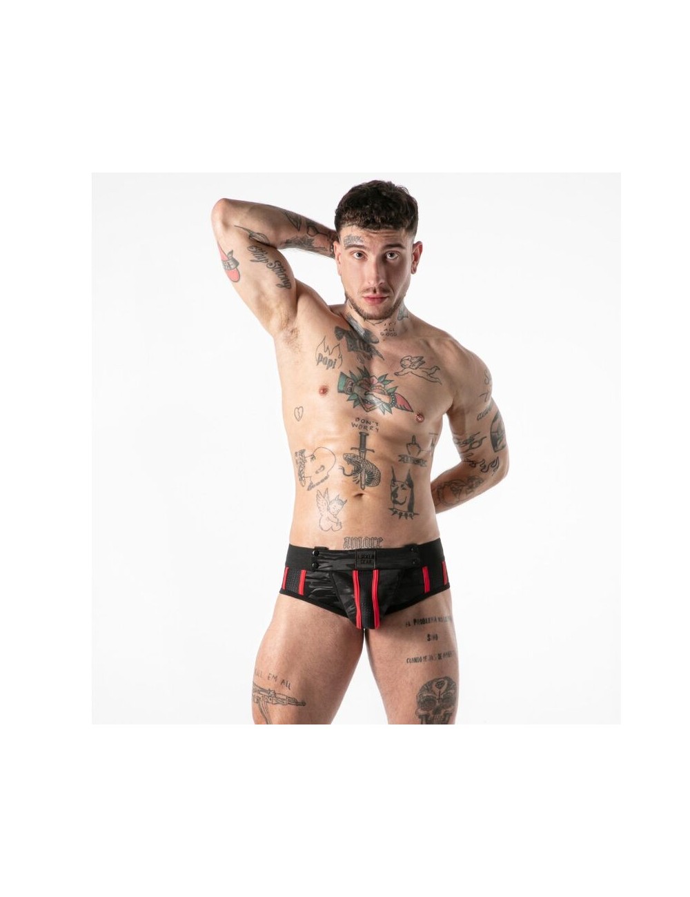LOCKER GEAR - SBIANCINI SPORTIVI MILITARI COMPLETI ROSSI M