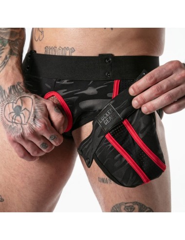 LOCKER GEAR - SBIANCINI SPORTIVI MILITARI COMPLETI ROSSI L