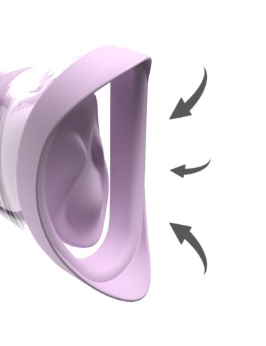 FANTASY FOR HER - VELOURA TOUCH PLEASURE POMP POMPA INTIMA CON ASPIRAZIONE E VIBRAZIONE VIOLA