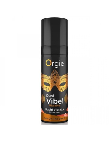 ORGIE - DOPPIA VIBRAZIONE! VIBRATORE LIQUIDO BACIABILE SEX ON THE BEACH 15 ML