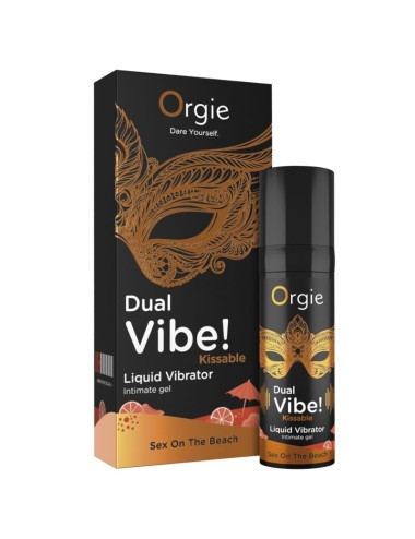 ORGIE - DOPPIA VIBRAZIONE! VIBRATORE LIQUIDO BACIABILE SEX ON THE BEACH 15 ML