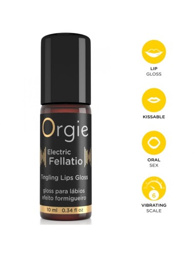 ORGIE - LUCIDALABBRA VIBRANTE E EFFETTO FORMICOLANTE CON FELLATIO ELETTRICA 10 ML