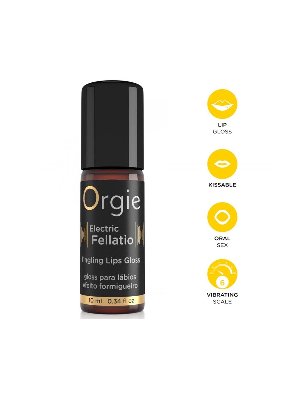 ORGIE - LUCIDALABBRA VIBRANTE E EFFETTO FORMICOLANTE CON FELLATIO ELETTRICA 10 ML