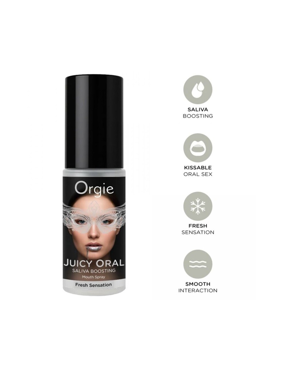 ORGIE - SPRAY ORALE SUCCOSO PER STIMOLARE LA SALIVA ALLA MENTA 15 ML