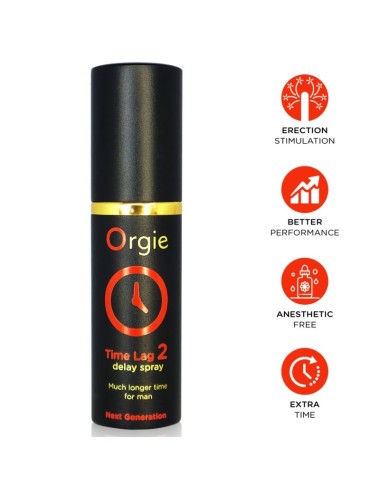 ORGIE - TIME LAG 2 RITARDO SPRAY ANESTETICO GRATUITO 10 ML