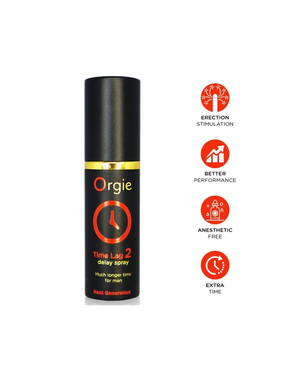 ORGIE - TIME LAG 2 RITARDO SPRAY ANESTETICO GRATUITO 10 ML