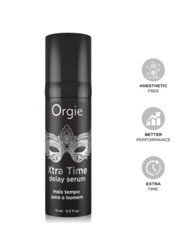 ORGIE - SIERO A RITARDO AL SILICONE EXTRA TIME SENZA ANESTETICO 15 ML