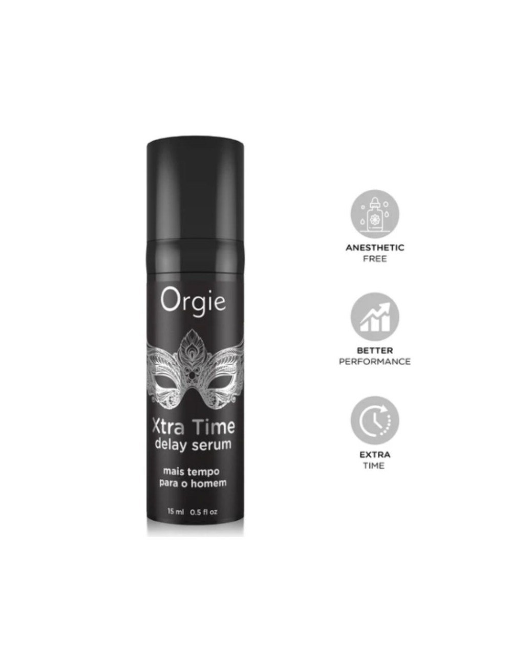 ORGIE - SIERO A RITARDO AL SILICONE EXTRA TIME SENZA ANESTETICO 15 ML