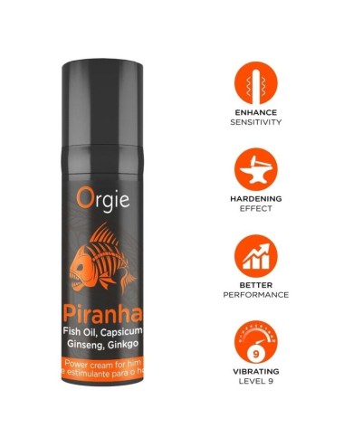 ORGIE - CREMA PIRANHA POWER PER LUI 15 ML