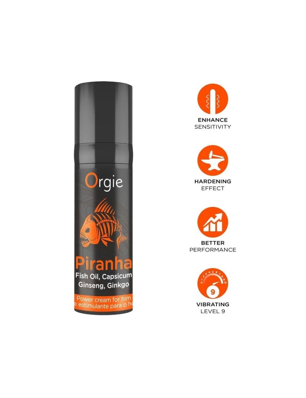 ORGIE - CREMA PIRANHA POWER PER LUI 15 ML