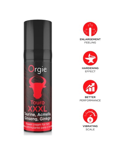 ORGIE - TOURO XXXL POTENZIATORE E INGRANDITORE DELL'EREZIONE 15 ML