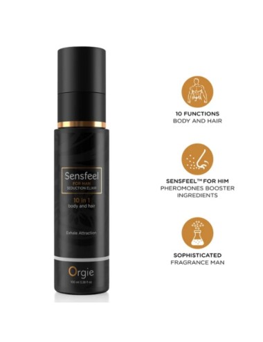 ORGIE - ELISIR DI SEDUZIONE SENSEEL FOR MAN 10 IN 1 CORPO E CAPELLI 100 ML