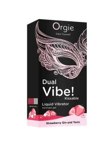 ORGIE - DOPPIA VIBRAZIONE! LIQUIDO VIBRANTE AL GUSTO DI GIN ALLA FRAGOLA E TONICO