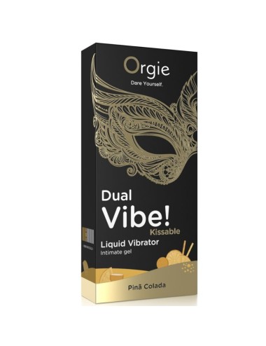 ORGIE - DOPPIA VIBRA! PIÑA COLADA KISSABLE VIBRATORE LIQUIDO 15 ML