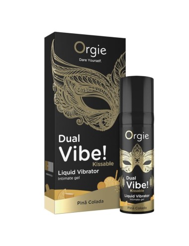 ORGIE - DOPPIA VIBRA! PIÑA COLADA KISSABLE VIBRATORE LIQUIDO 15 ML