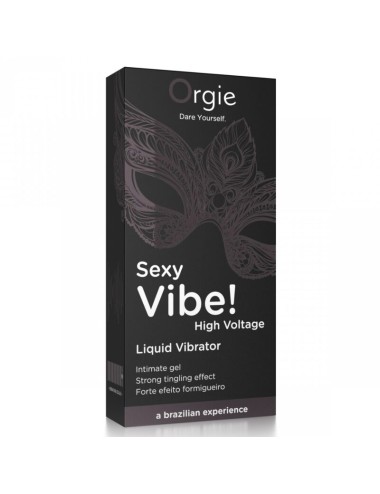 ORGIE - VIBRAZIONI SEXY! VIBRATORE LIQUIDO AD ALTA TENSIONE EXTRA FORTE 15 ML