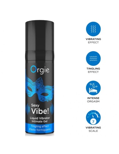 ORGIE - VIBRAZIONI SEXY! VIBRATORE LIQUIDO 15 ML